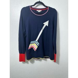 Boden‎ cotton/wool arrow sweater